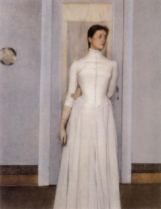 Claude Monet Portrait of Marguerite Khnopff oil painting picture